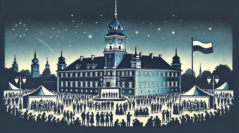 Oblężenie Zamku Królewskiego podczas nocy muzeów w Warszawie